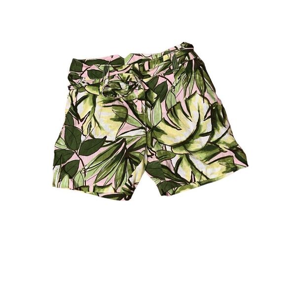 GREAT CONDITION Stunning  TOMMY BAHAMA WOMEN BAHAMA TIE FRONT 100% Linen Shorts - Picture 1 of 7